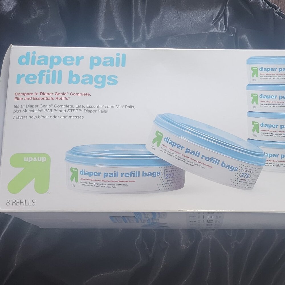 Diaper Pail Refill Bags (8 count)